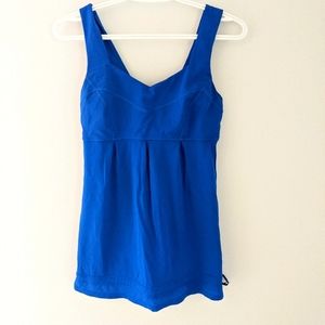 Lululemon royal blue tank top (size 4)